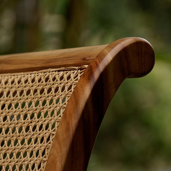 Petit fauteuil créole en camphre