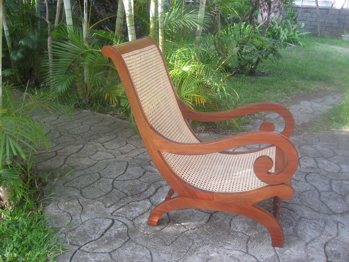 Fauteuils créoles en dibétou