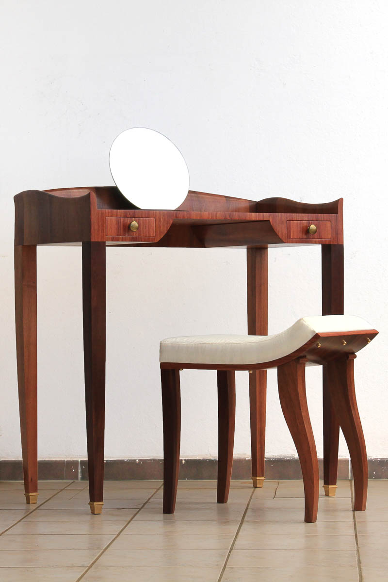 Coiffeuse Ruhlmann et son tabouret