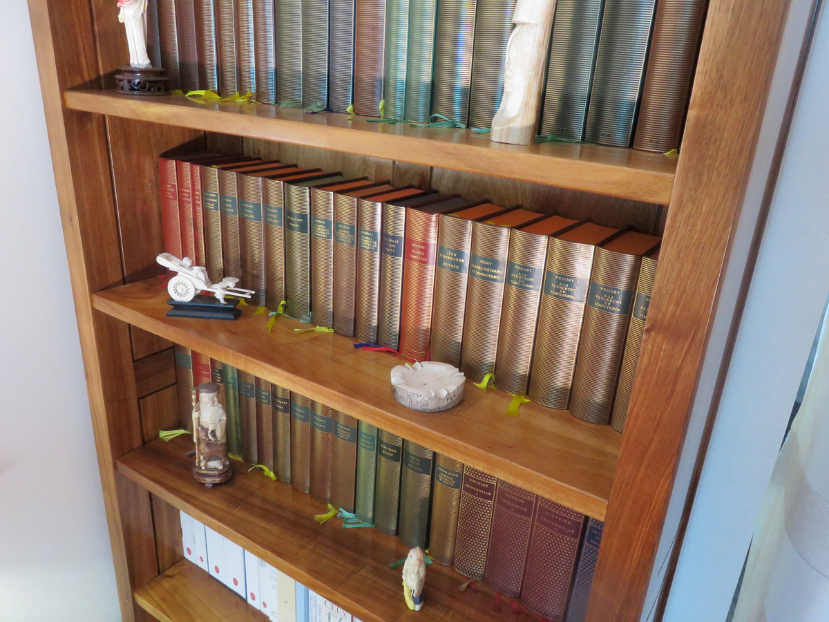 Bibliothèque en tamarin