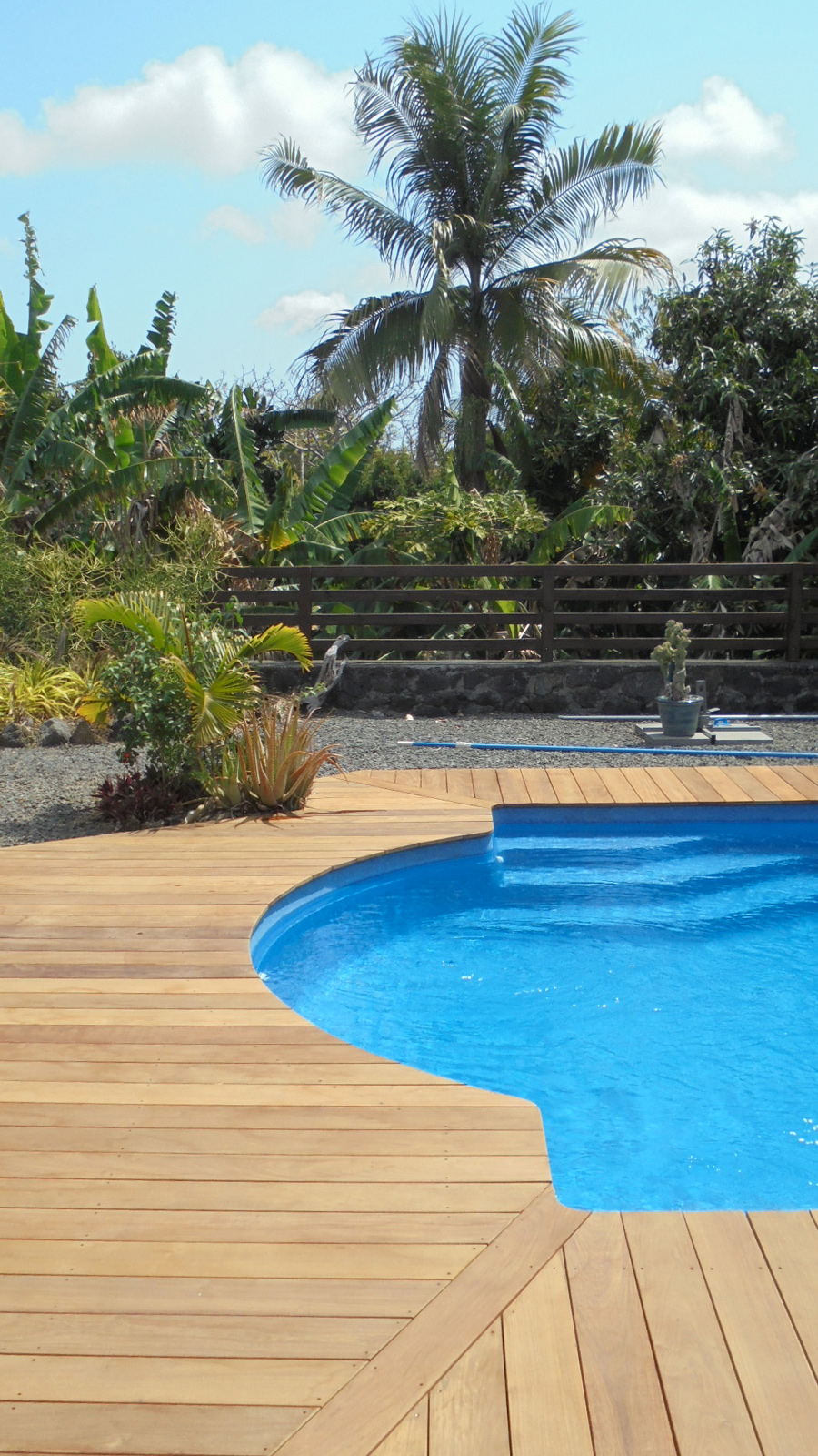 Terrasse de piscine