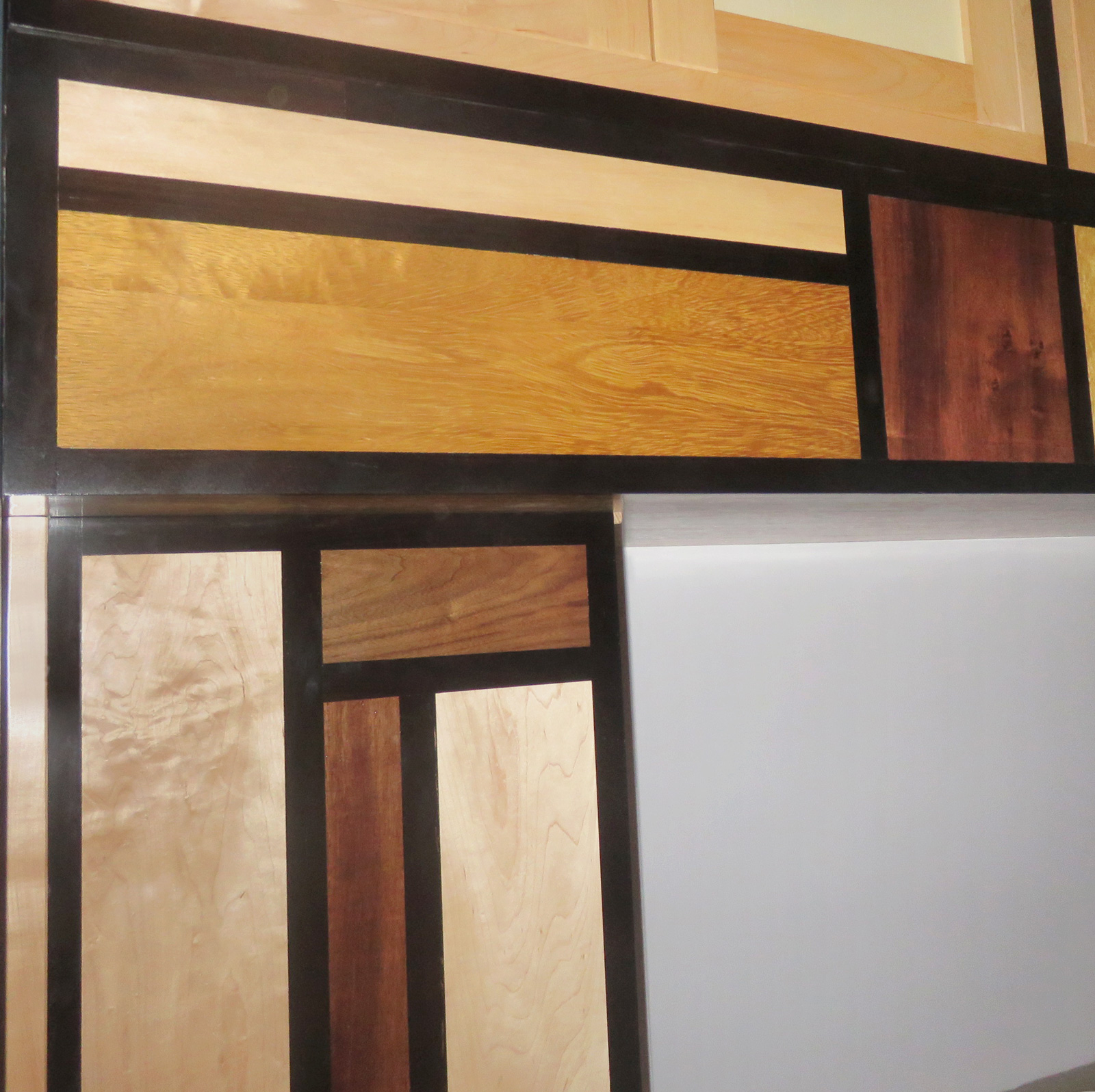 Placard de chambre façon Mondrian