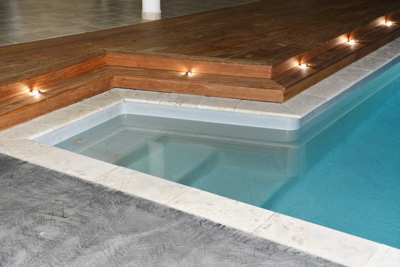 Terrasse piscine en ipé