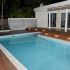 Terrasse piscine en ipé