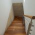 Escalier et bureau en movingui et tamarin