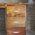 Escalier et bureau en movingui et tamarin