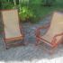 Fauteuils créoles en dibétou